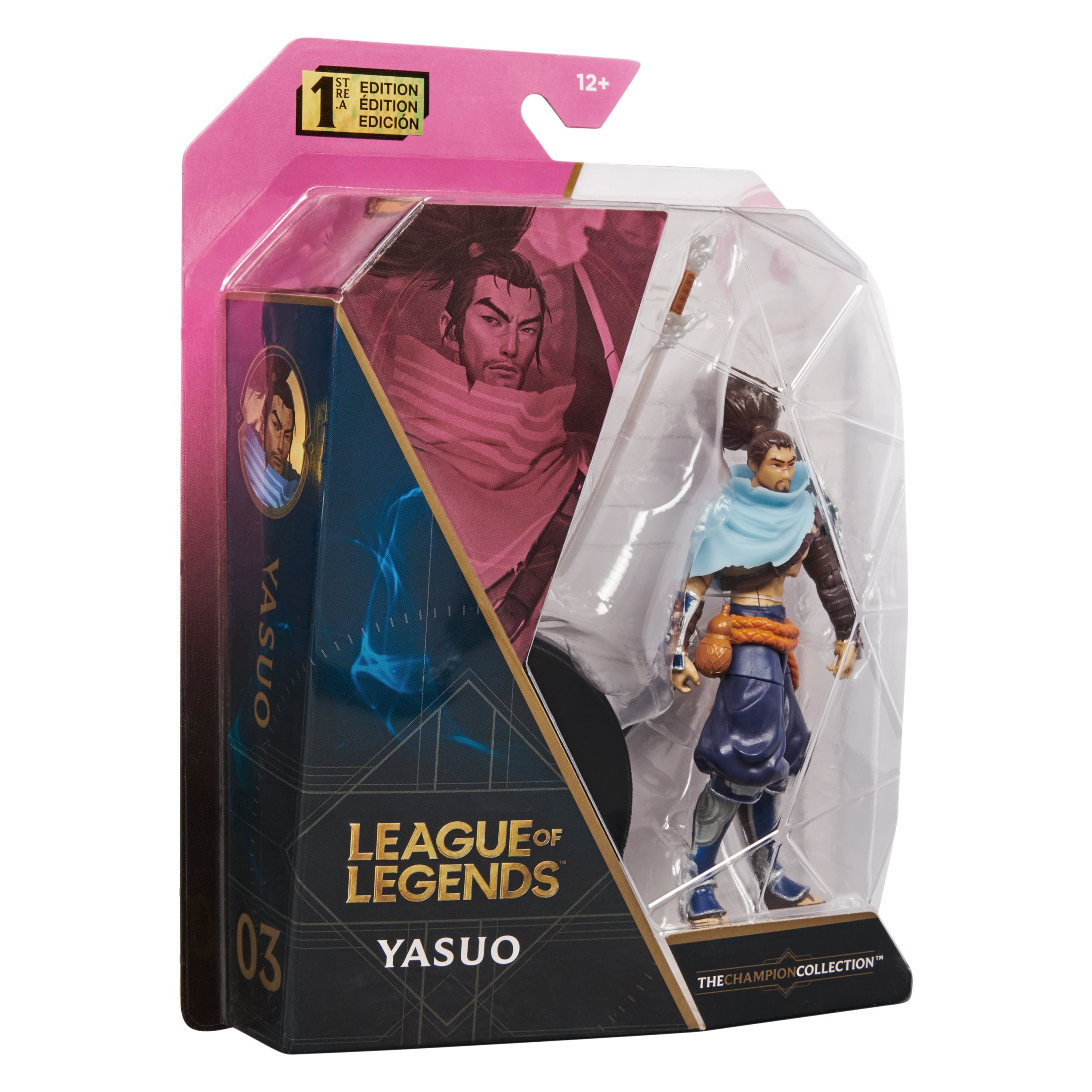 Spin Master League Of Legends - Figura De Acción De Yasuo De 10 Cm Con Espada Y Base De Pantalla, Figura De Juego 6062259