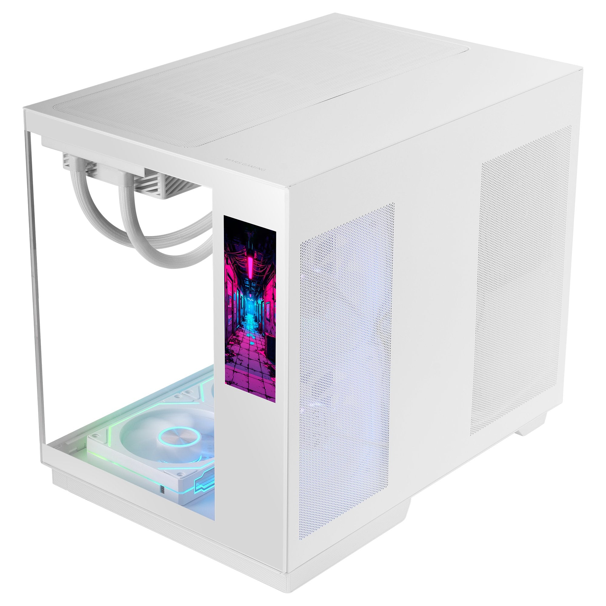 EAN 8435693112587 - Mars Gaming MCMIRAGEW carcasa de ordenador Midi Tower Blanco imagen 3