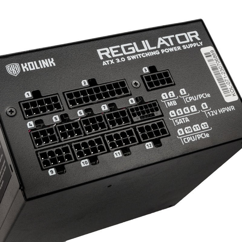 Kolink Regulator 80 Plus Gold Netzteil, Atx 3.0, Pcie 5.0, Modular - 1000 Watt