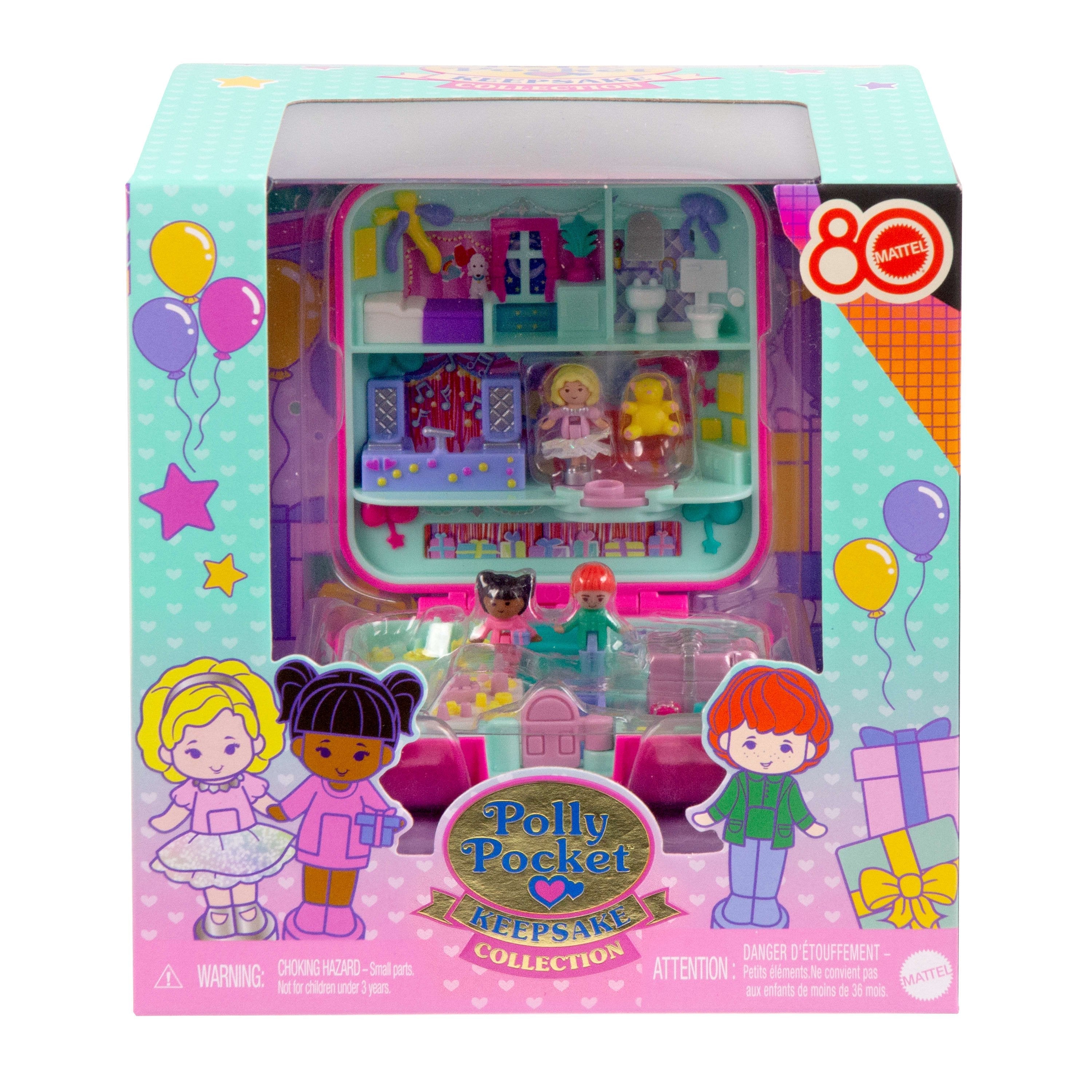 Zestaw Figurek Polly Pocket Collector Nostalgia Mattel 80-Lecie
