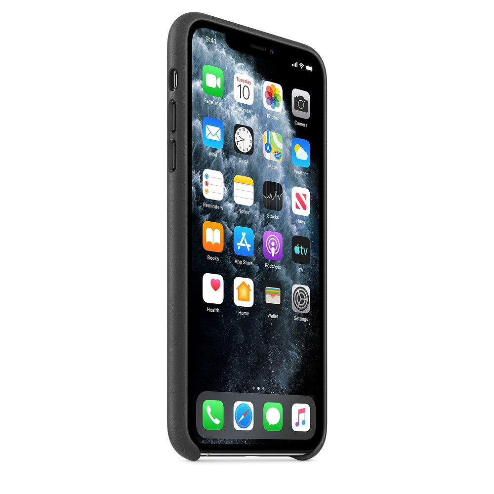 Funda Apple Iphone 11 Pro Max Leather Case Negro Mx0e2zm/A