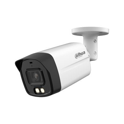 Dahua Hac-Hfw1509tlm-Il-A-0280b-S2 Tubular Hdcvi 4en1 5m Full Color Wdr Iluminación Dual Led40m/Ir40m 2.8mm Ip67 Mic