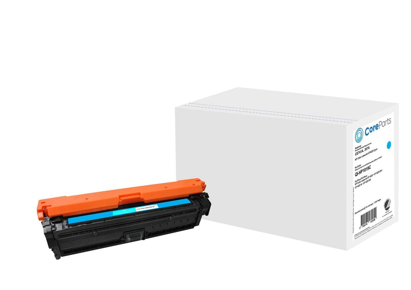 Toner Cyan Ce741a Pages: 7.300, Nordic Swan