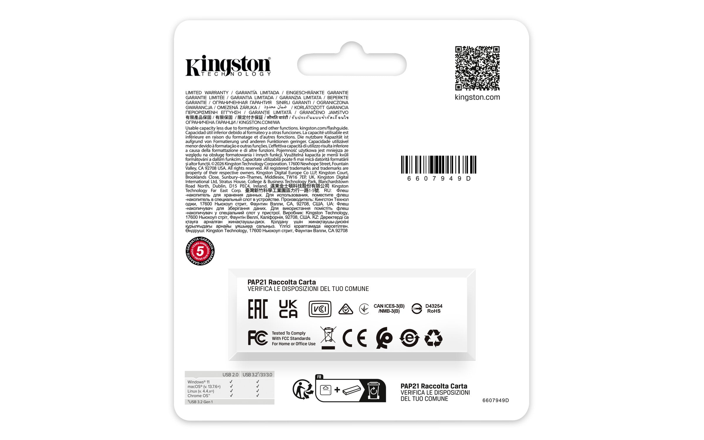 EAN 0740617348651 - Kingston Technology DataTraveler Exodia S unidad flash USB USB tipo A 3.2 Gen 1 (3.1 Gen 1) Negro imagen 4