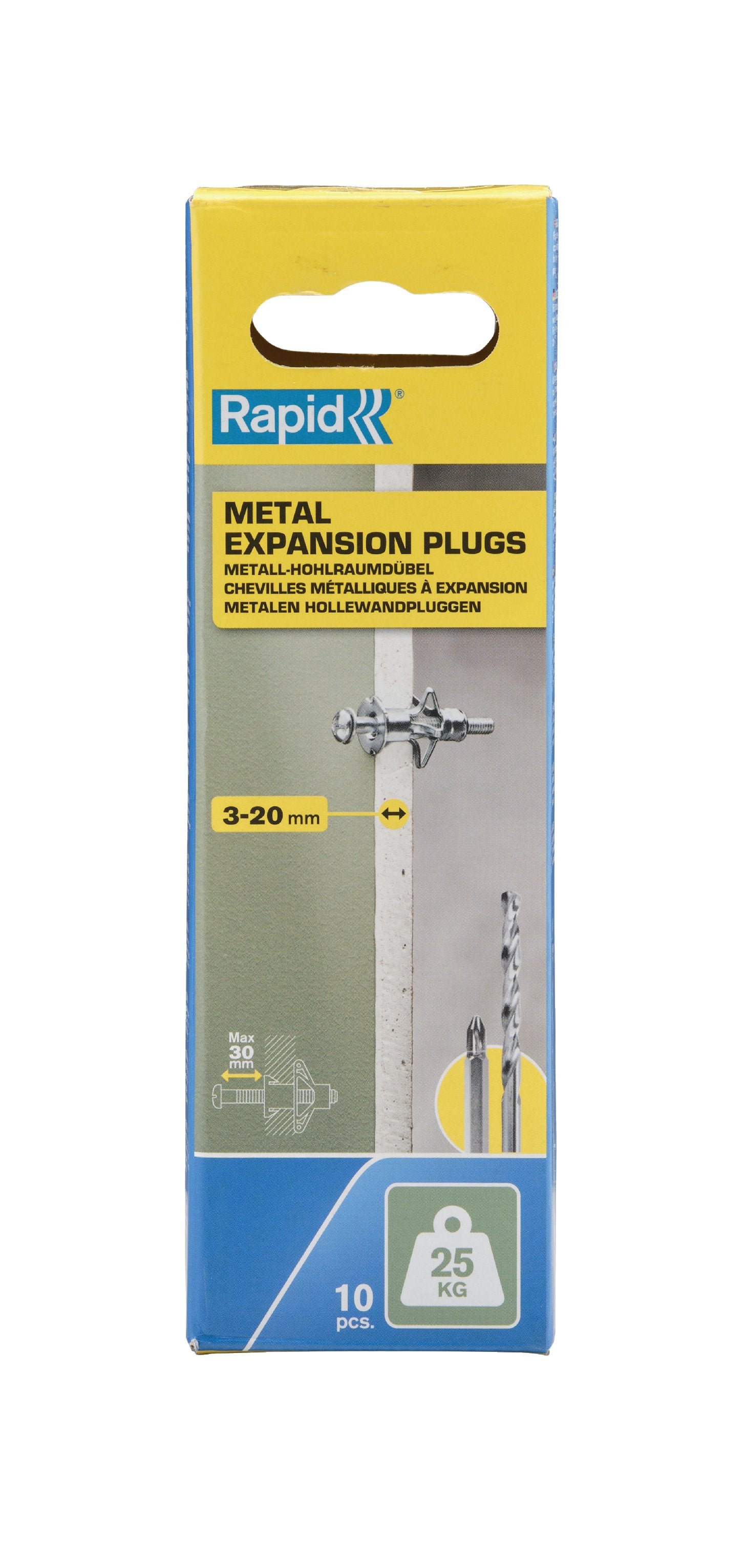 EAN 4051661038358 - Rapid 5001548 tornillo de anclaje y taco 10 pieza(s) Anclaje de expansión imagen 2