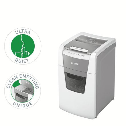 EAN 4002432124107 - Leitz 80130000 triturador de papel Corte cruzado 22 cm Gris, Blanco imagen 5