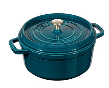 Staub La Cocotte 24cm Round La-Mer, Cast Iron