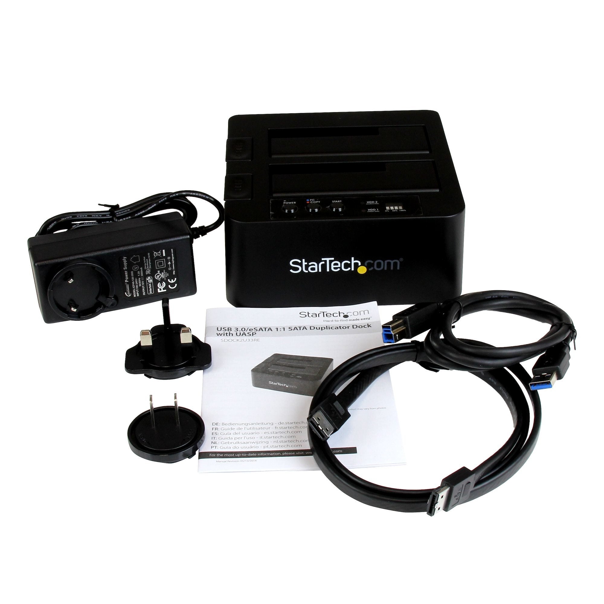 EAN 0065030855884 - StarTech.com SDOCK2U33RE duplicador de datos y soporte Duplicador de HDD/ SSD (discos duros/unidades de e imagen 4