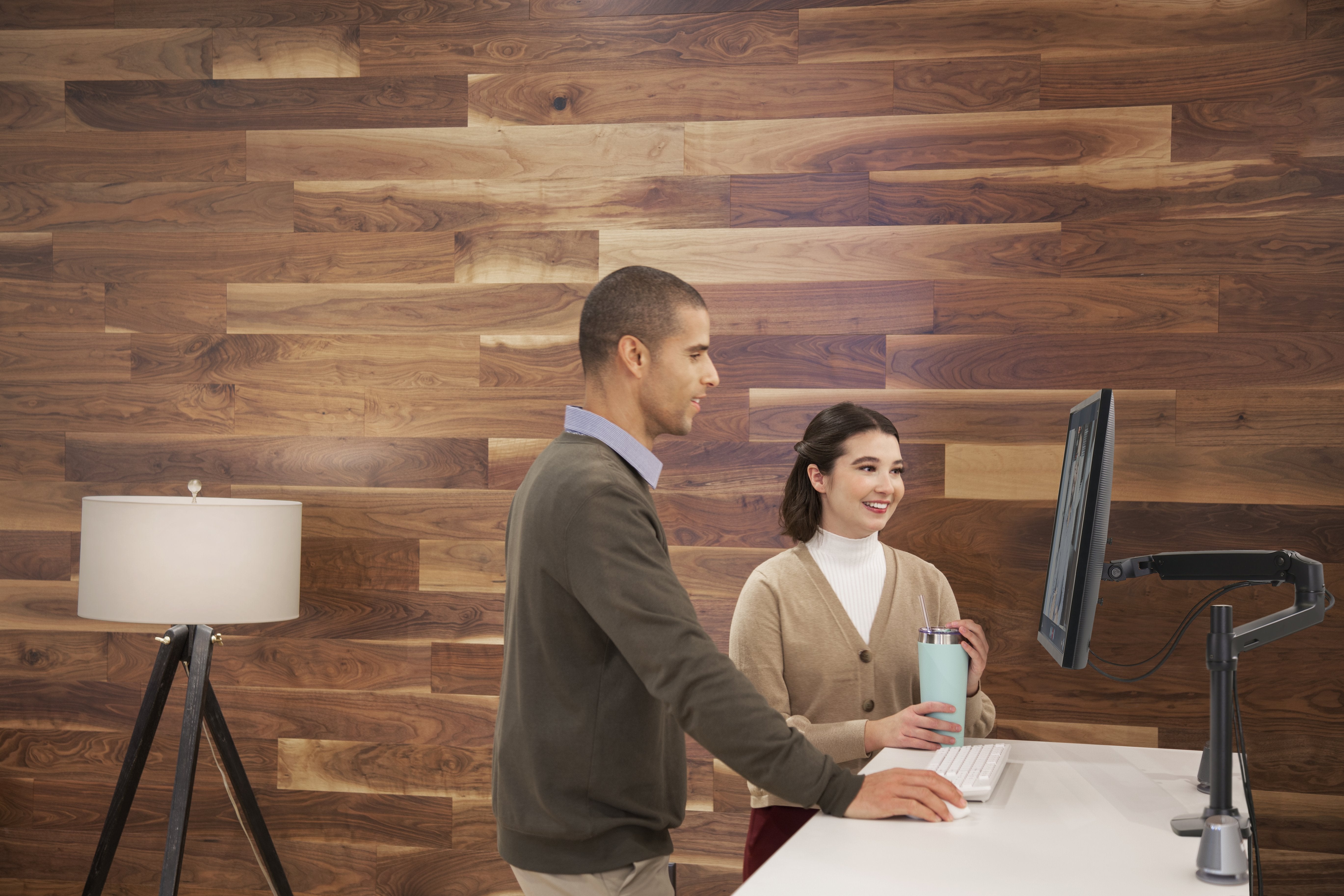 Ergotron Lx Series Lx Desk Mount Lcd Monitor Arm Tall Pole 86,4 Cm [34] Negro