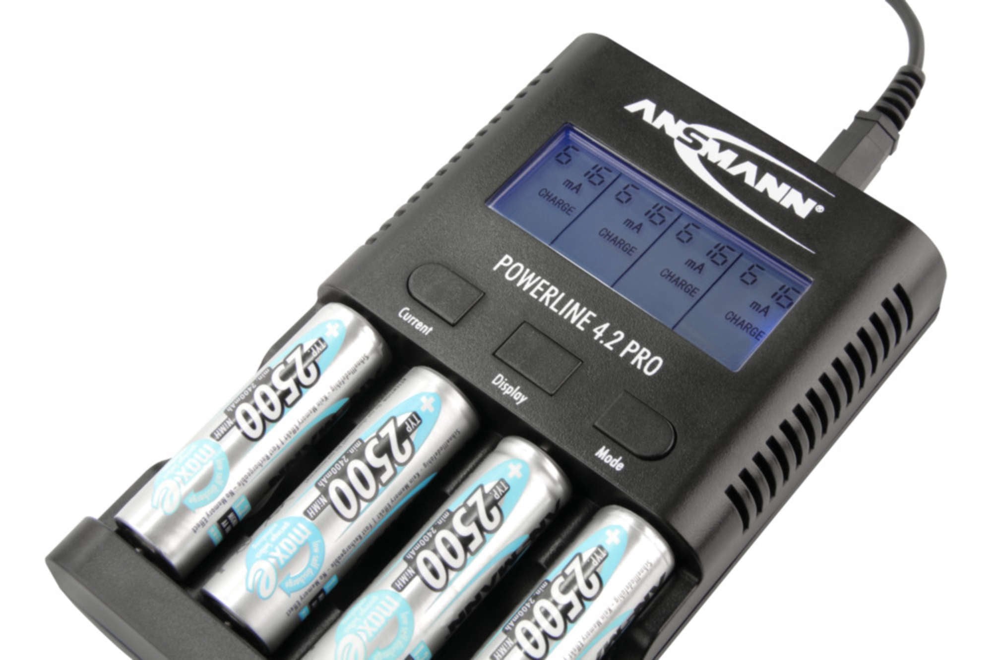 Ansmann Powerline 4.2 Pro, Cargador Negro 1001-0079