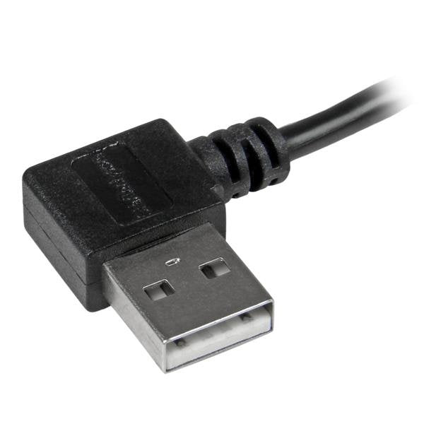 Startech Cable 2m Micro Usb Acodado A Derecha