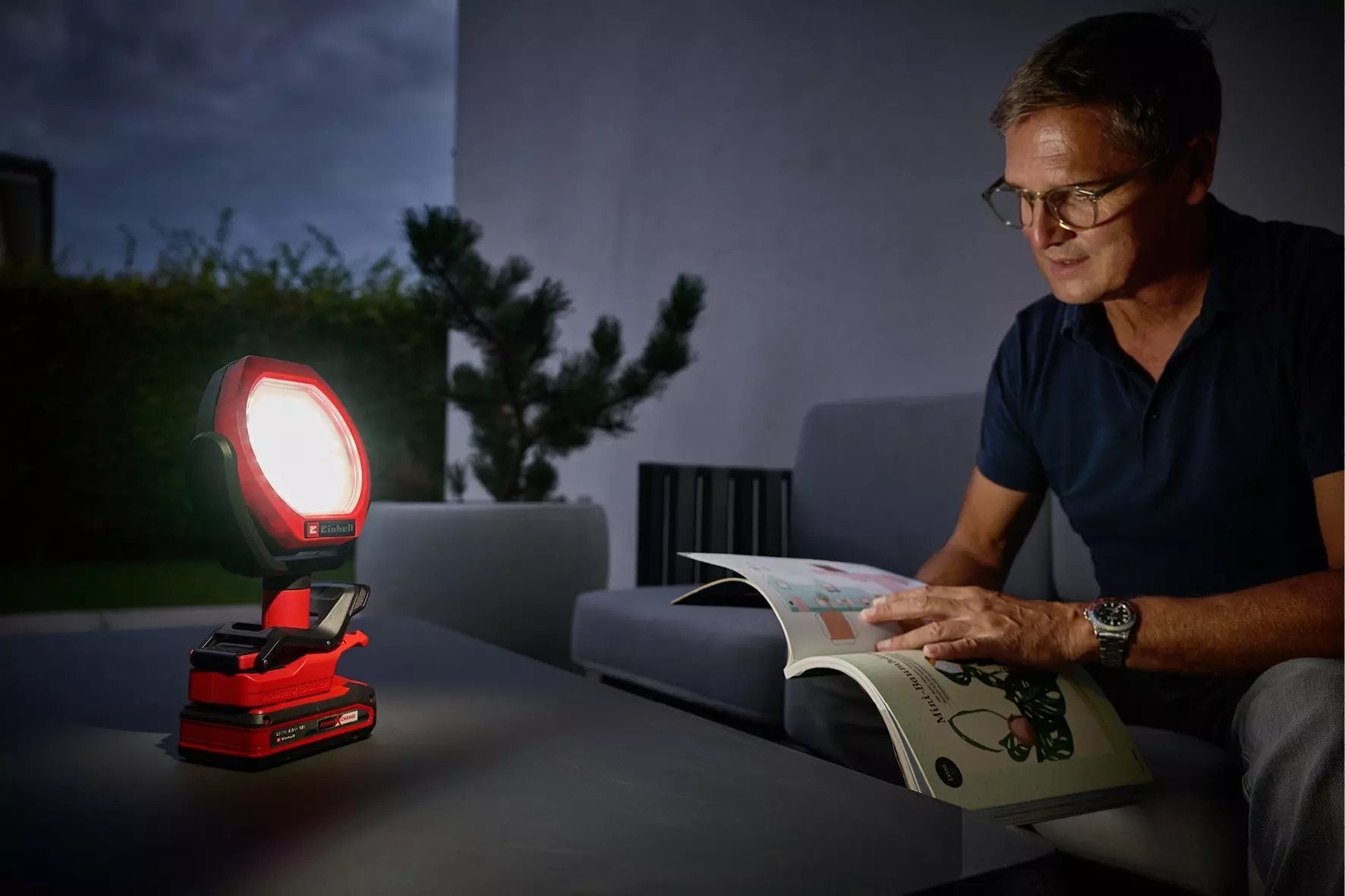 Einhell Akku-Outdoor-Lampe Gc-Ol 18/1500 Li-Solo (Ohne Akku Und Ladegerät) 2320120