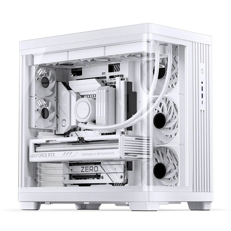 Jonsbo Tk-4 Carcasa, Midi-Tower, Atx, Tempered Glass - Blanco