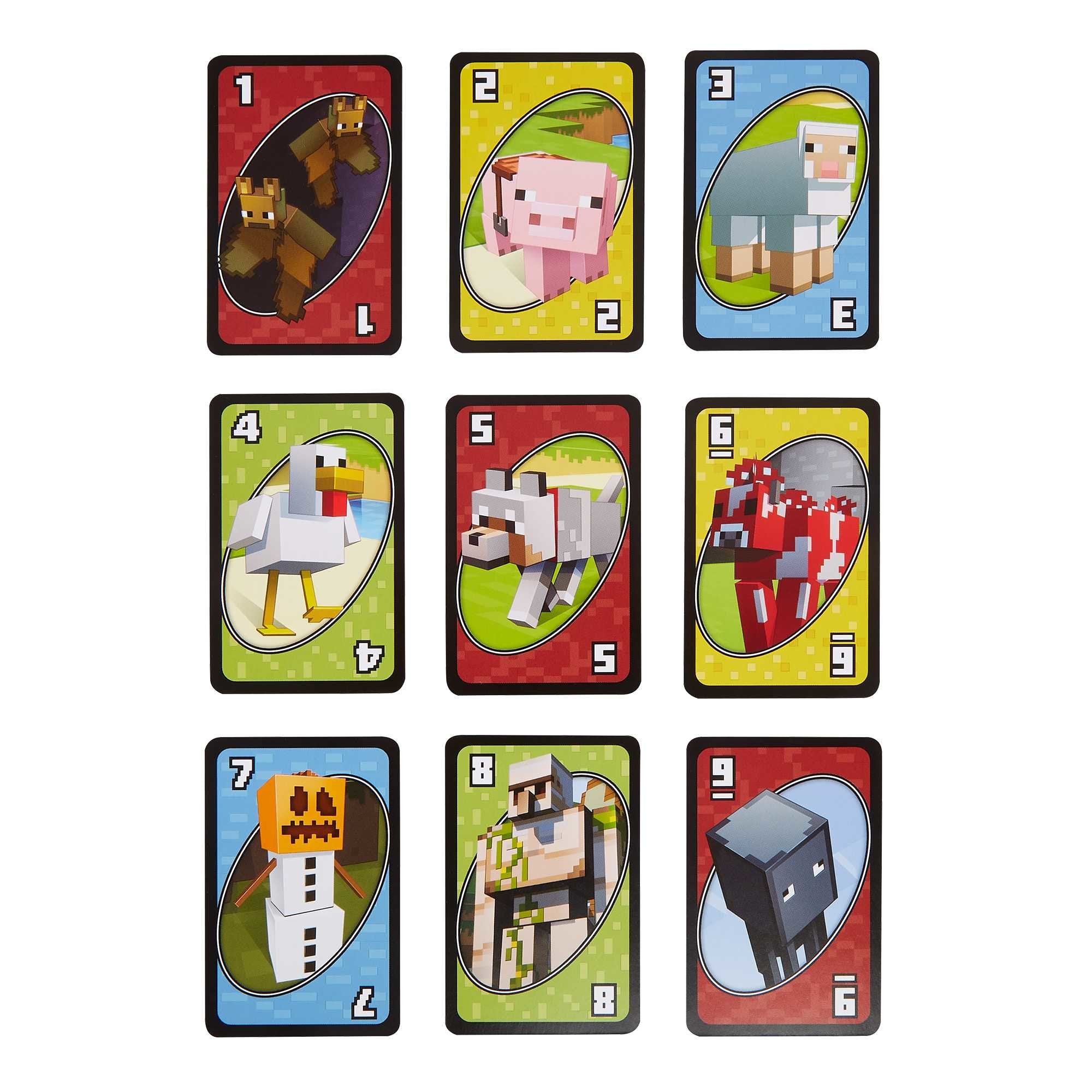 Juego De Cartas Mattel Uno Minecraft Fpd61