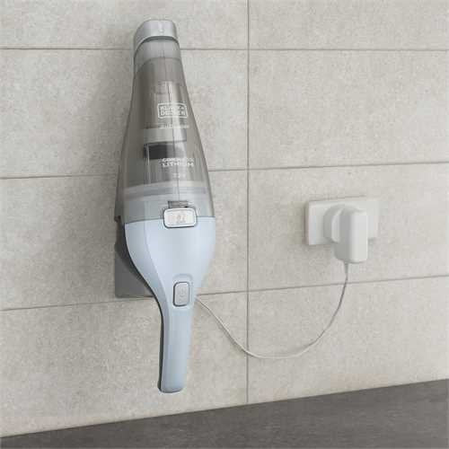 EAN 5035048698051 - Black & Decker NVC215W aspiradora de mano Azul, Gris Sin bolsa imagen 3