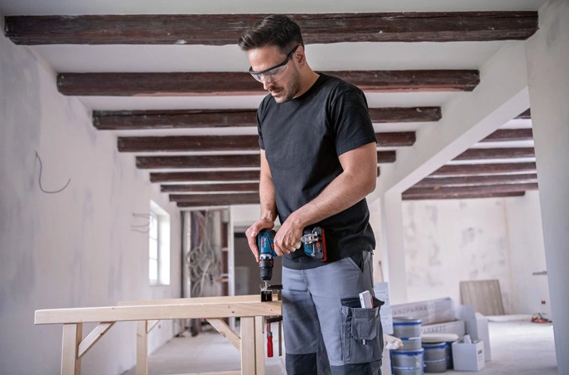 Bosch Professional Taladro Atornillador A Batería Gsr 18v-90 Fc  Sin Batería Ni Cargador, En L-Boxx