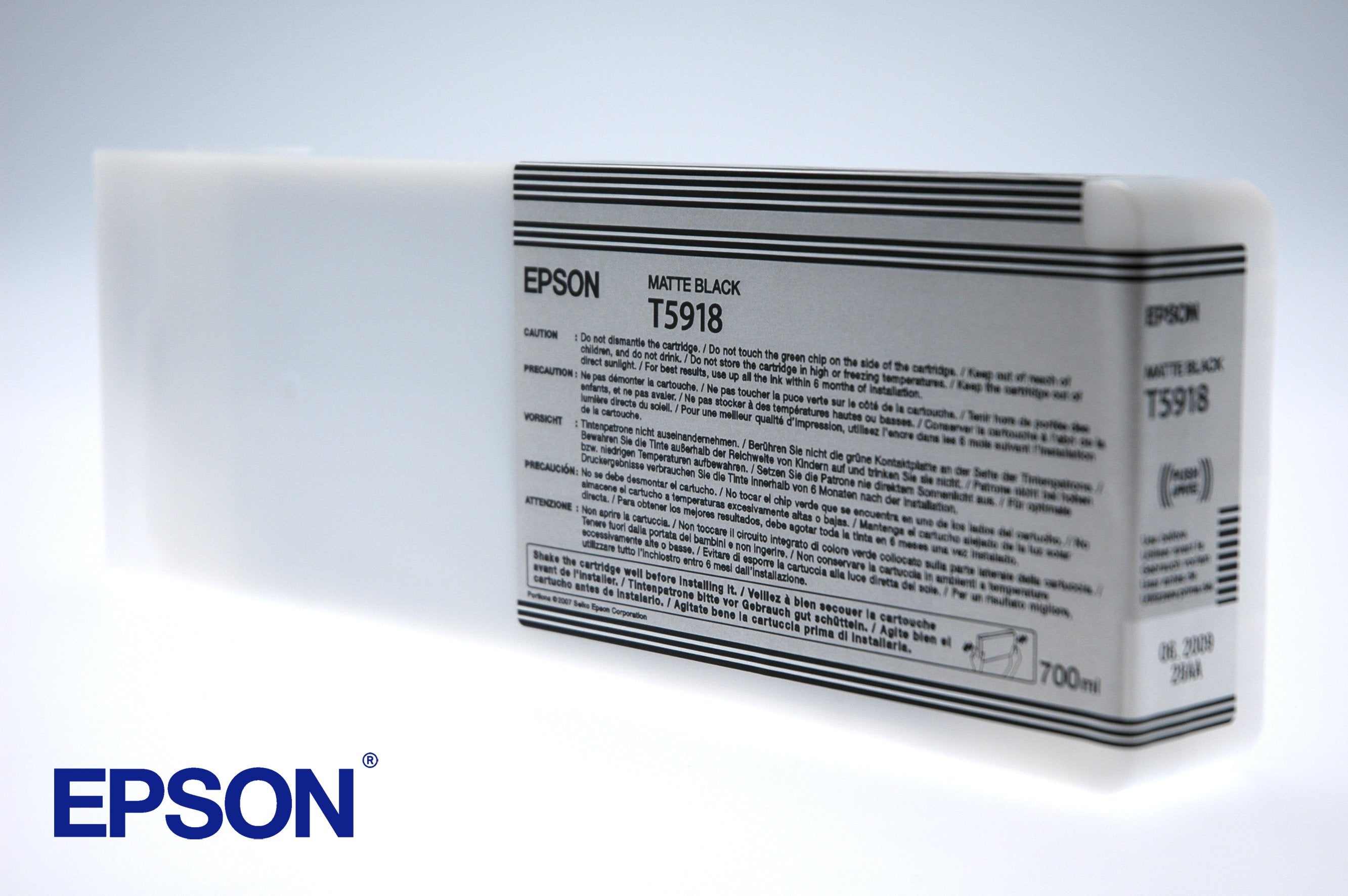 Tinta Original Epson T5918 700 Ml Negro Mate Original  Para Stylus Pro 11880, Pro 11880 Agfa, Pro 11880 Xerox