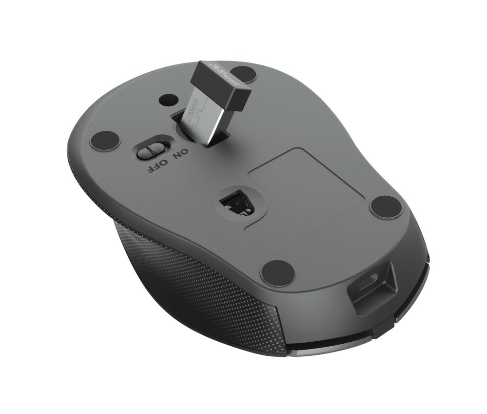 Ratón Inalámbrico Trust Zaya 23809 Black Óptico Rf 2.4ghz 1600dpi Max 4 Botones -Bat.Recargable Puerto Usb Tipo-C