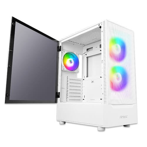 Caja Pc Antec Gaming Nx410 Atx 2xusb2.0 1xusb3.0 Sin Fuente Blanco Rgb