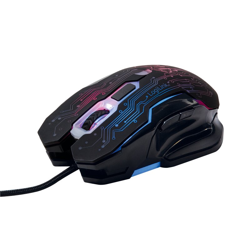 Logilink Id0137 Ratón Usb Tipo A Óptico 2400 Dpi Ambidextro
