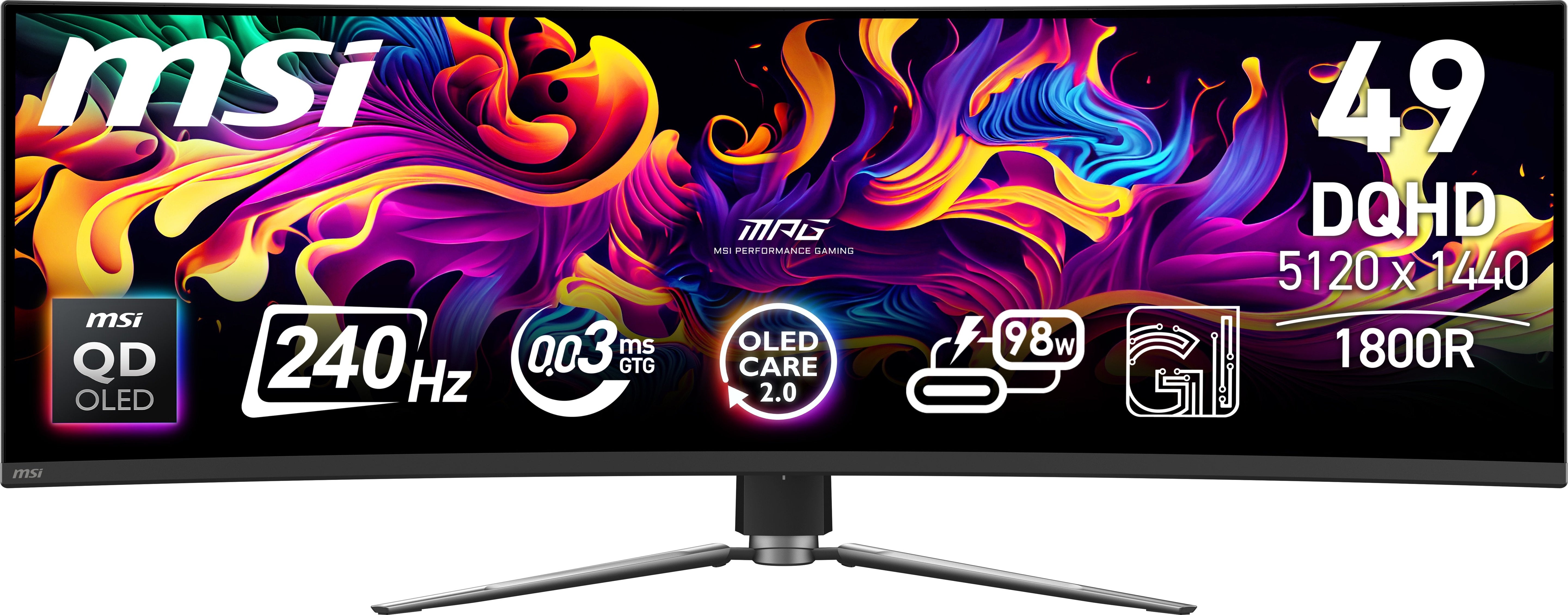 Msi Mpg491cqpx 49" Qd-Oled 240hz Curv