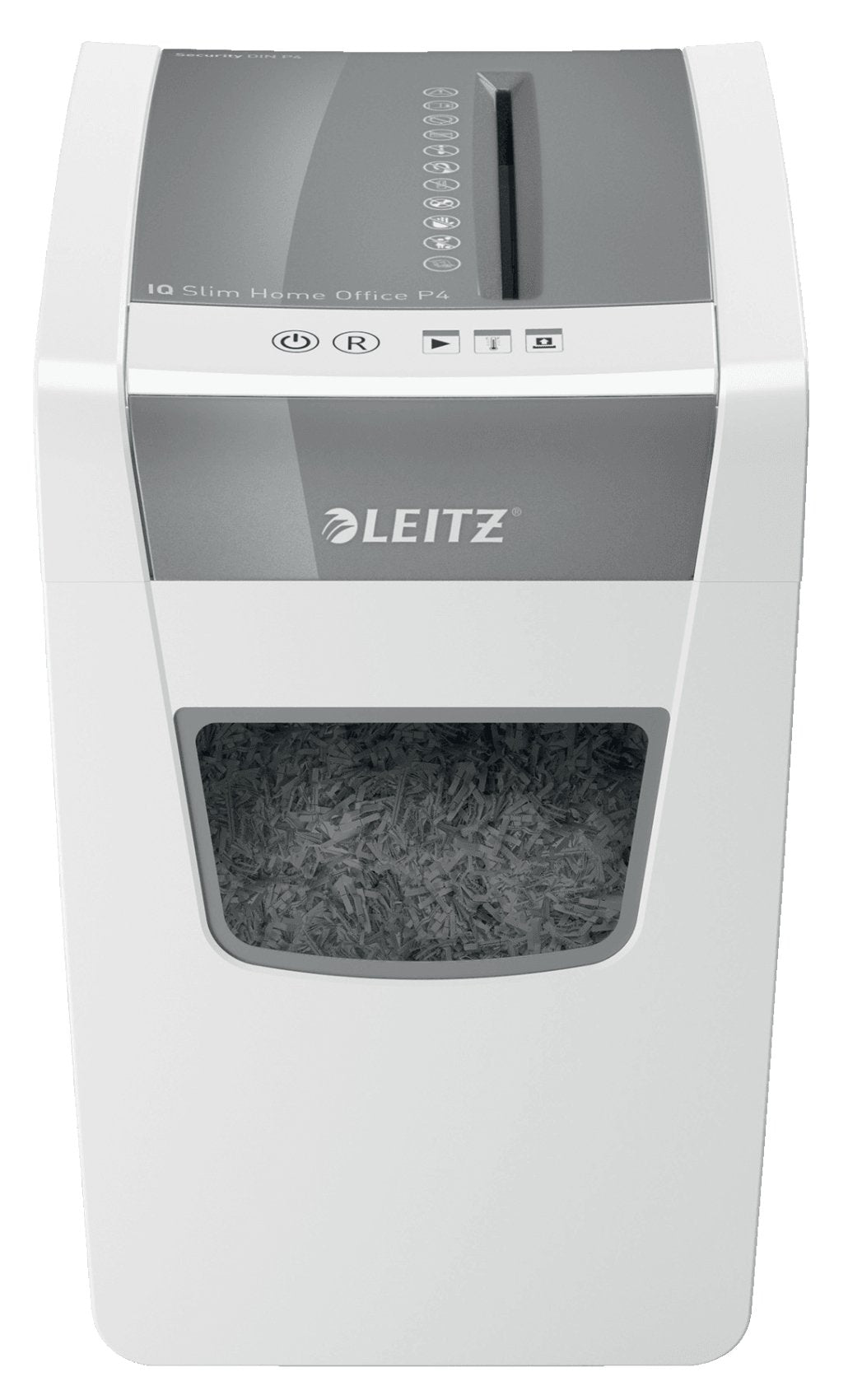 Leitz Iq Slim Office P-4 Triturador De Papel Corte Cruzado 22 Cm Blanco