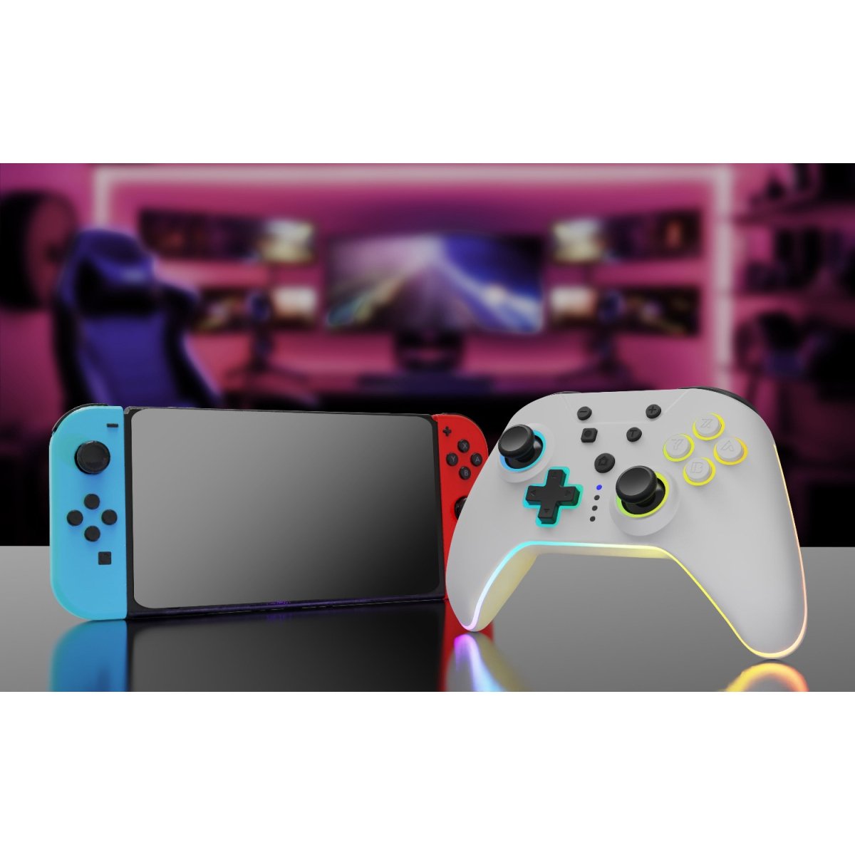 EAN 0810007714950 - Hyperkin NuRival Blanco Gamepad Analógico/Digital Nintendo Switch, Nintendo Switch OLED imagen 8