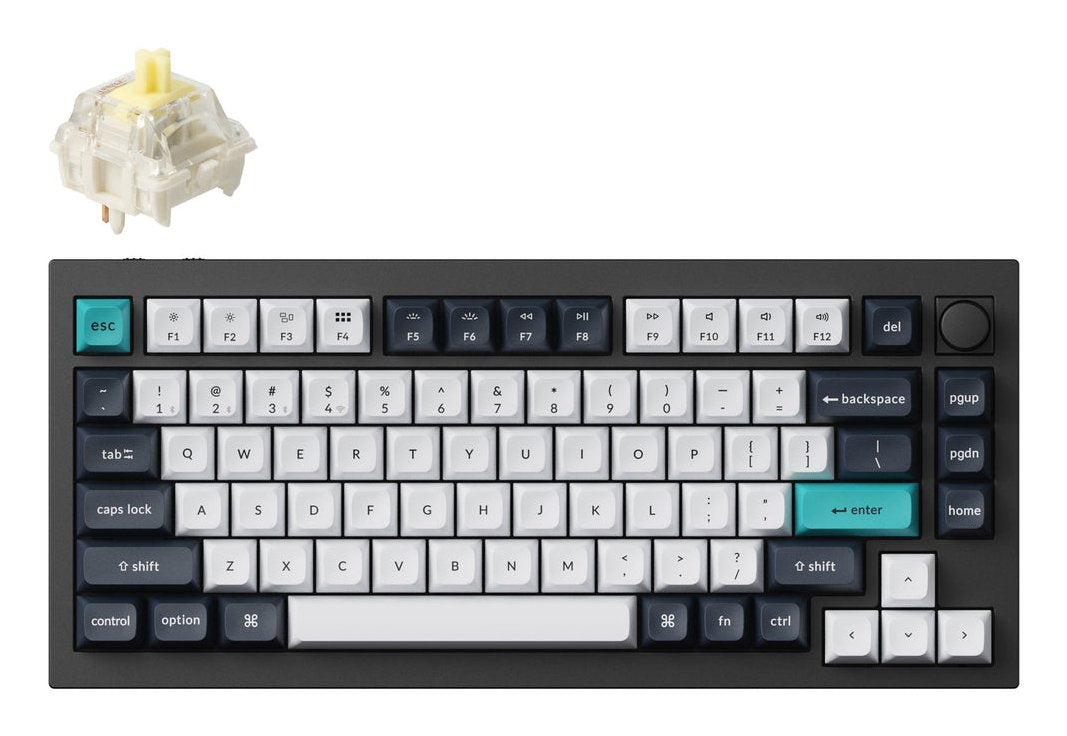 EAN 4895248875253 - Keychron Q1 Max teclado Universal USB + RF Wireless + Bluetooth QWERTZ Alemán Negro imagen 1