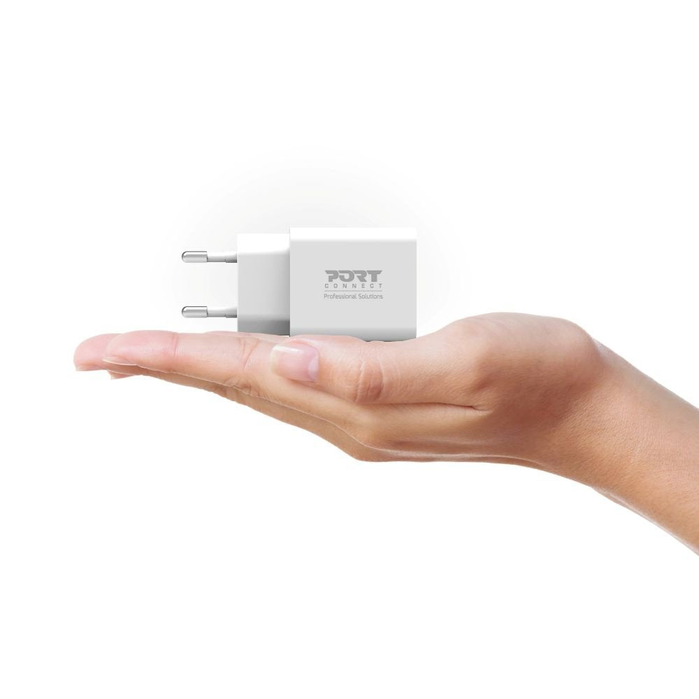 Port Designs Wall Charger Type C Pd 36w Gan - Bulk - Eu