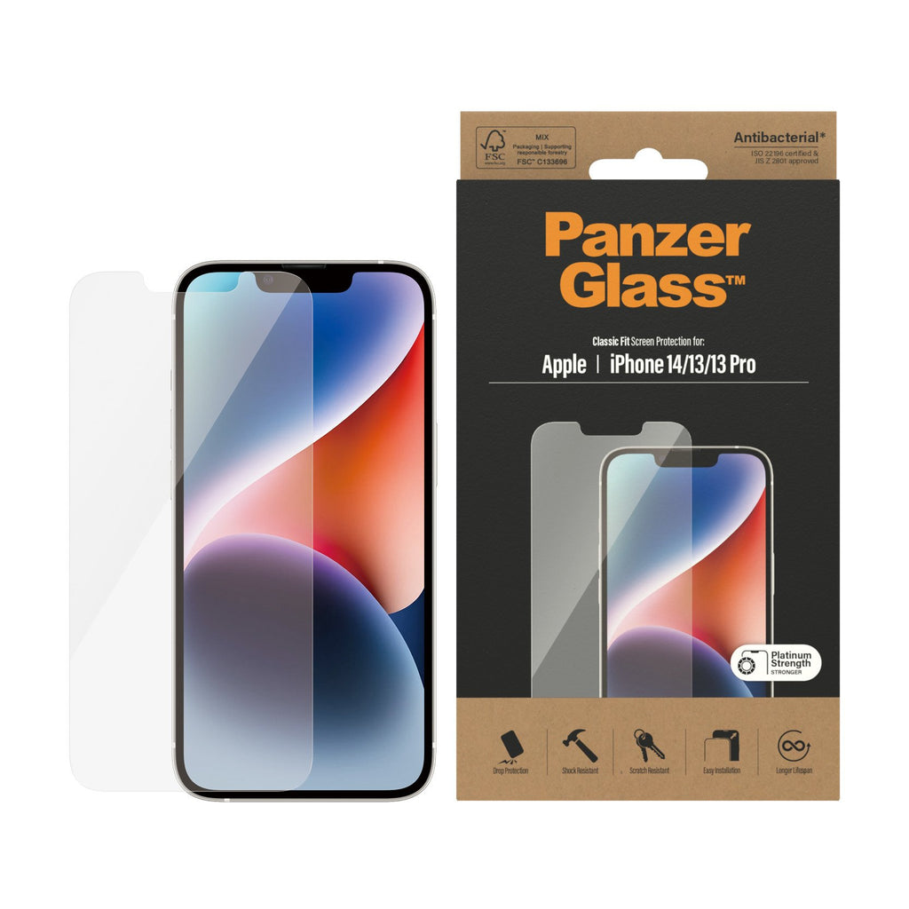 EAN 5711724027673 - PanzerGlass ® Screen Protector iPhone 14 | 13 | 13 Pro | 16e | Classic Fit Protector de pantalla Apple 1 imagen 2
