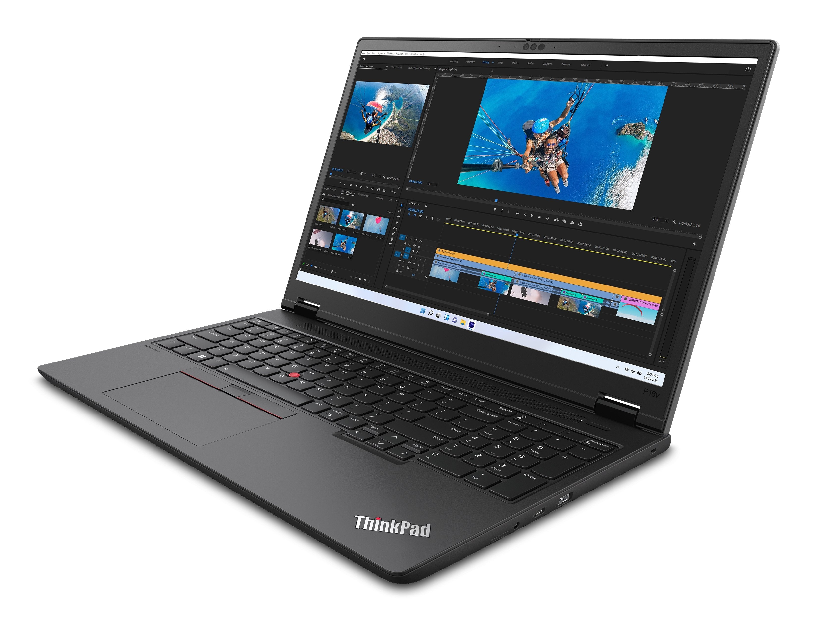 Portátil Lenovo Thinkpad P16v Gen 2 Ultra 7 155h 32gb 1tb Ssd 16" Nvidia Rtx 500 Ada Generation 4gb Gddr6 W11pro 3años Premier Support Upgrade + Co2 Offset