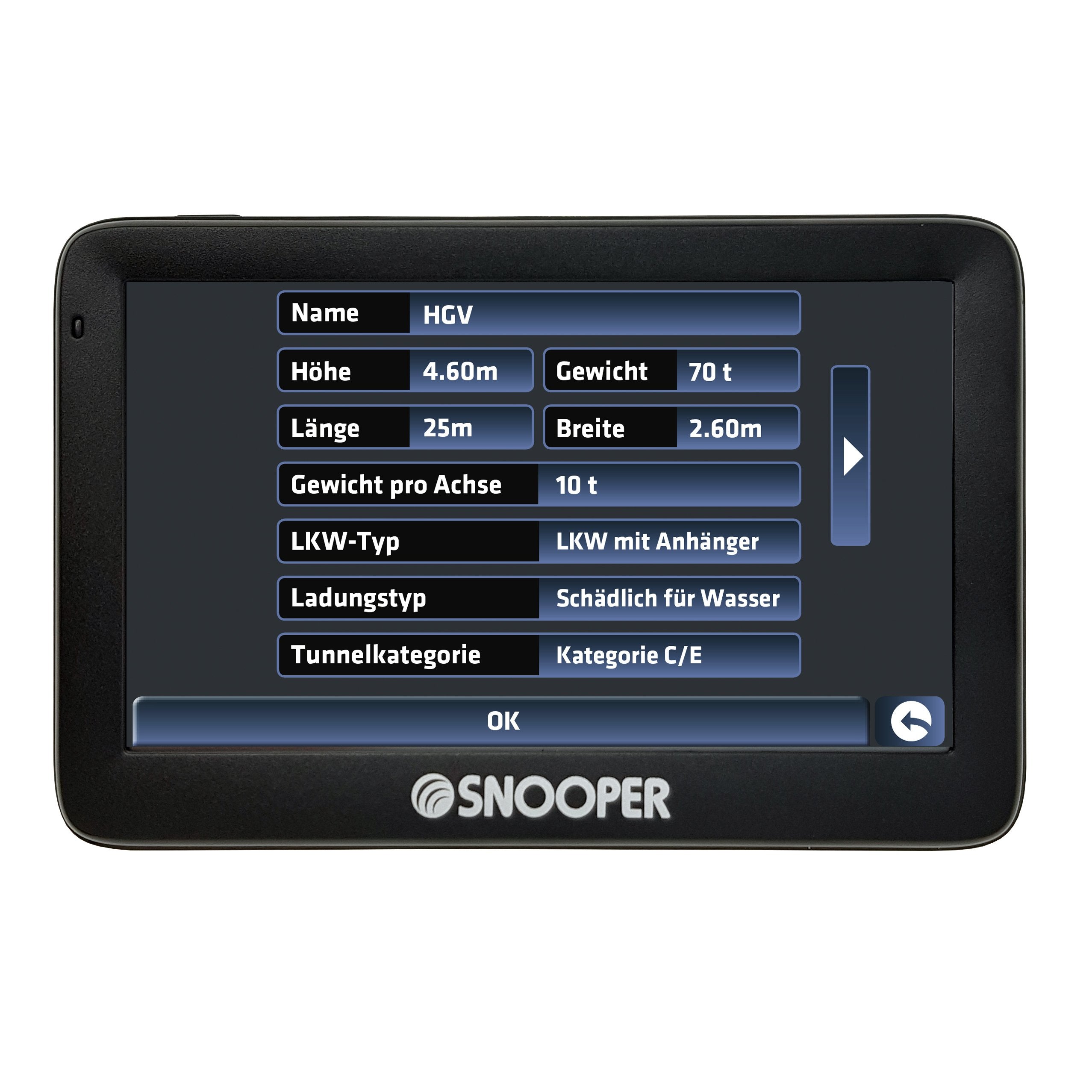 EAN 5019896051008 - Snooper Truckmate PRO S5100 navegador Fijo 12,7 cm (5") LCD Pantalla táctil 170 g Negro imagen 3