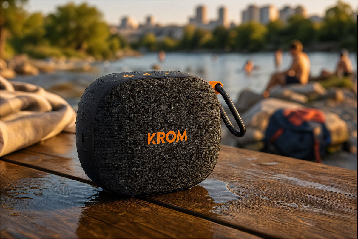 EAN 8436587976841 - Krom NXKROMGROOVY altavoz portátil o de fiesta Altavoz monofónico portátil Negro, Naranja 5 W imagen 13