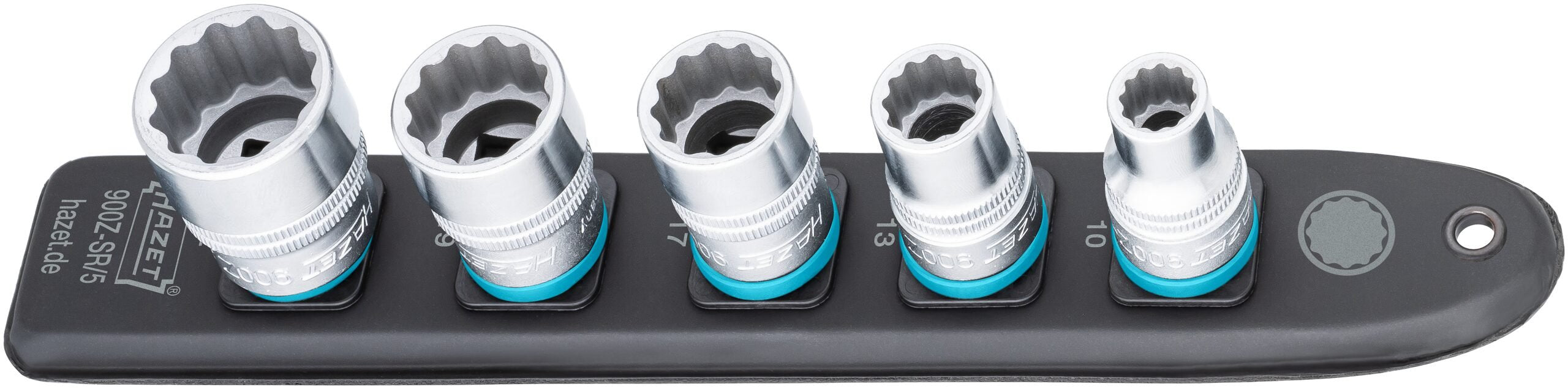 Hazet Smartrail 1/2" Juego De Llaves Doppelsechskant, 5-Piezas 900z-Sr/5