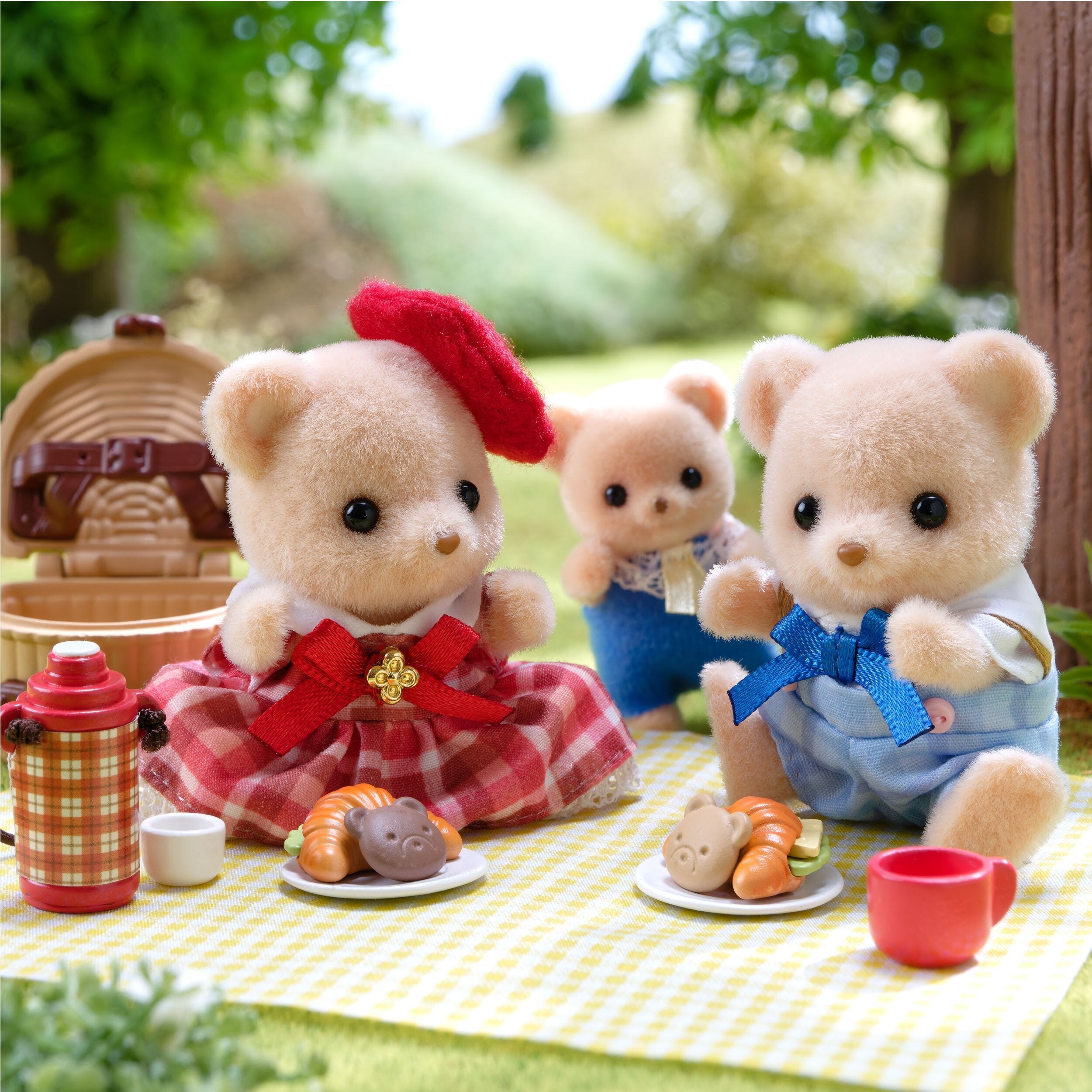Epoch Sylvanian Families - Biscuit Bären Geschwister Picknickspass 5852