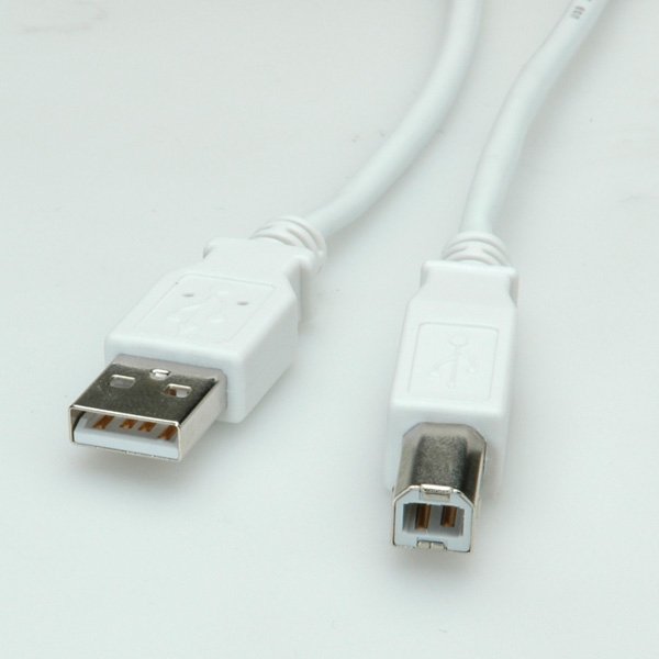 Cable Value Usb 2.0 0.8m Cable Usb 0,8 M Usb A Usb B Blanco