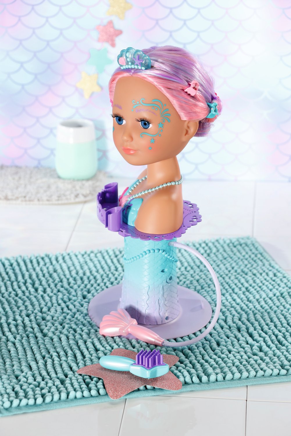 EAN 4001167830550 - BABY born Sister Styling Mermaid Head Muñeca de baño Multicolor imagen 8