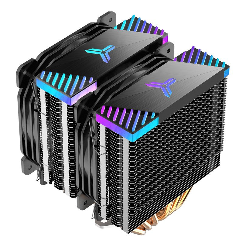 K Jonsbo Cr-2000 Gt Cpu Disipador Dual Tower, Argb - 2x 120mm, Negro