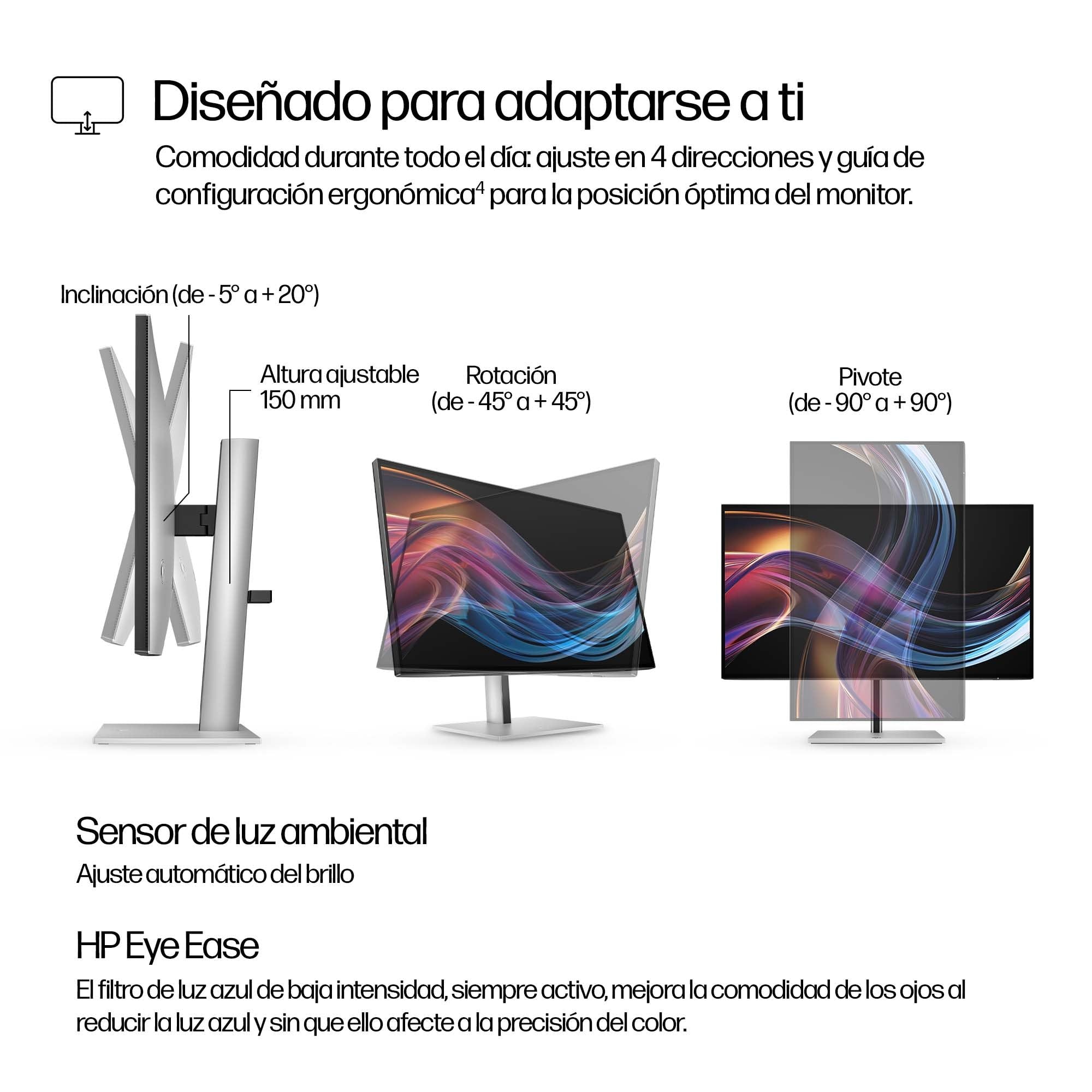 EAN 5715063470220 - HP Series 7 Pro 27 inch 4K Thunderbolt 4 Monitor - 727pk pantalla para PC 68,6 cm (27") 3840 x 2160 Pixel imagen 7