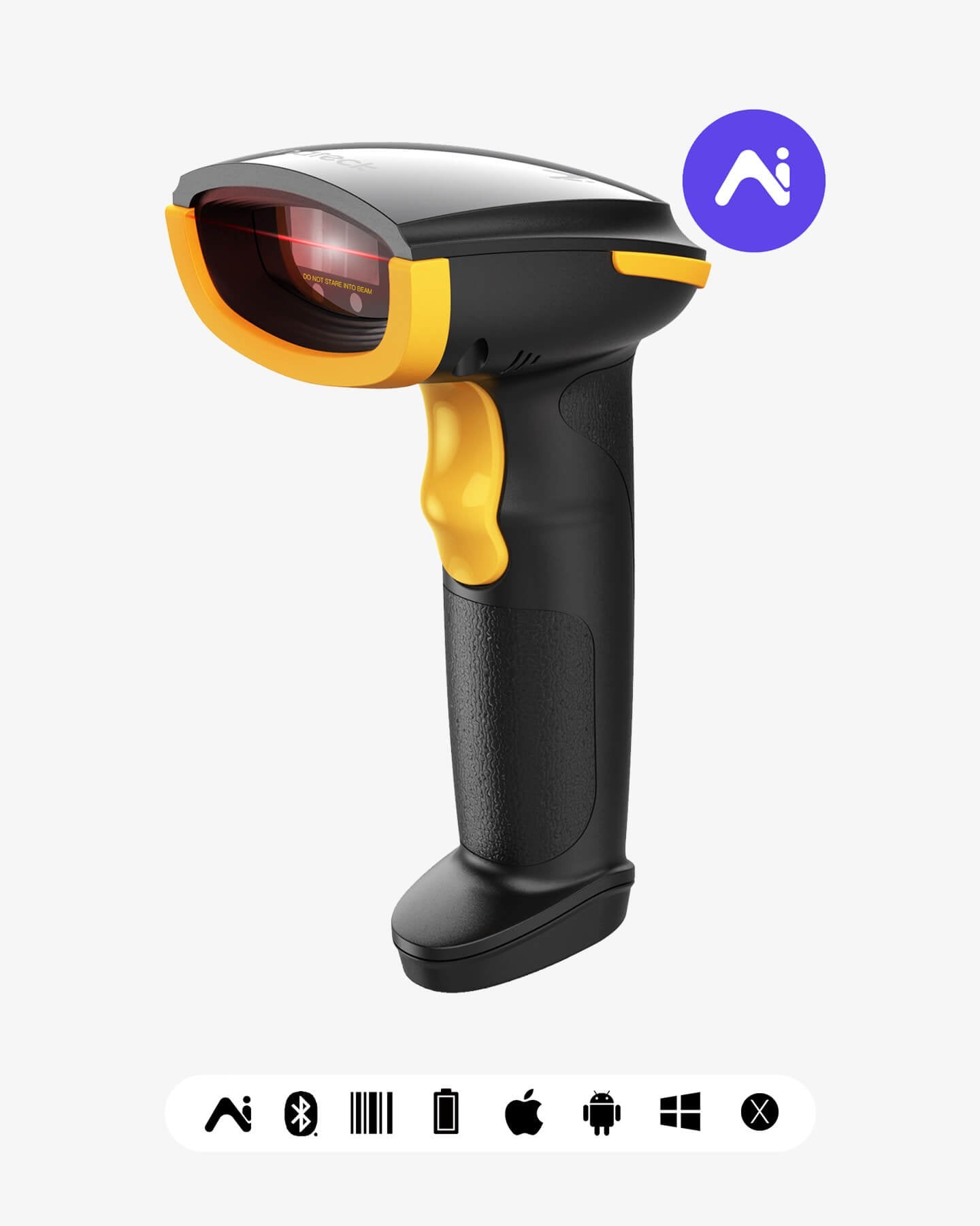 Inateck Barcodescanner 21 Ai Negro [Bcm-21-Ai_negro]