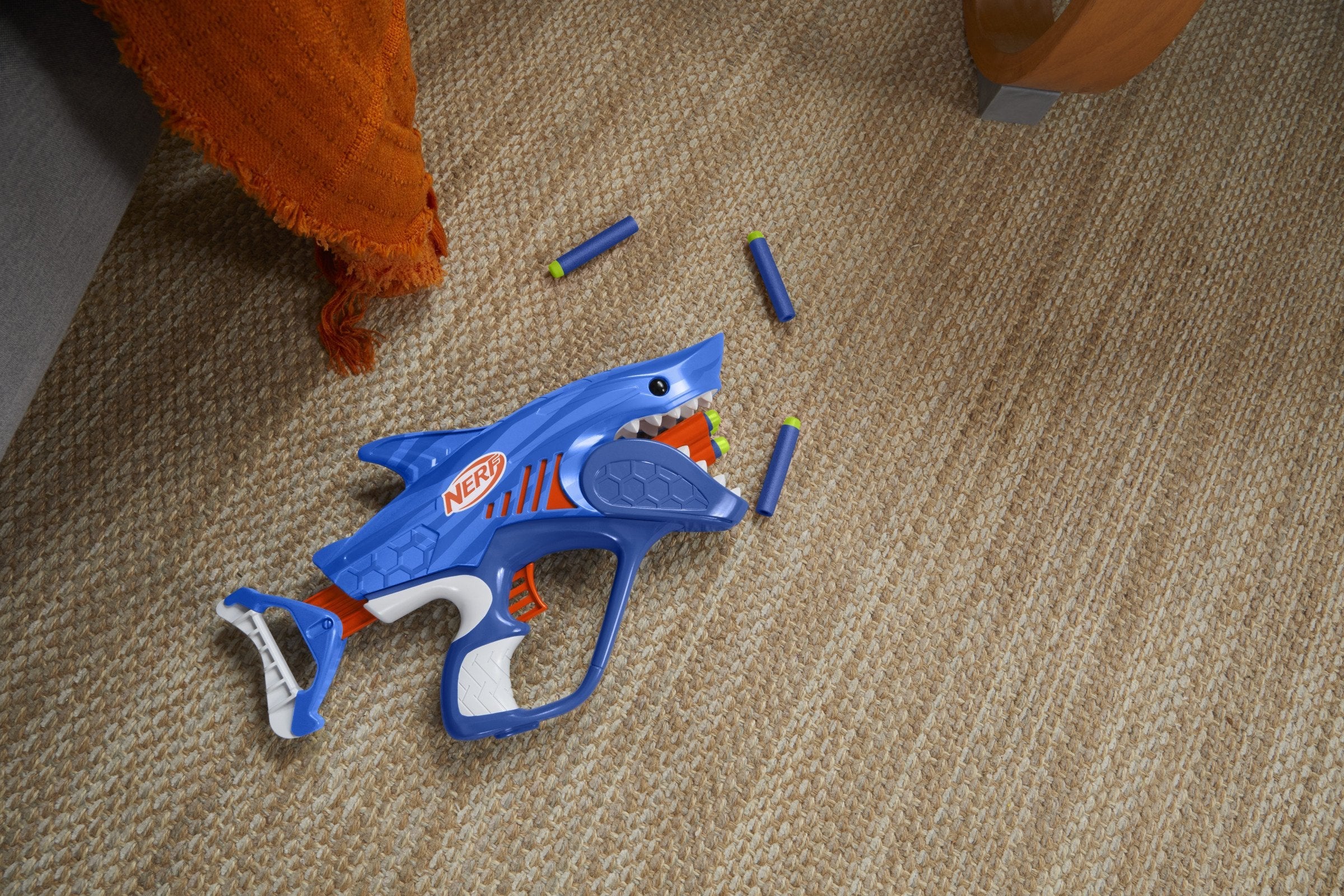 Hasbro Nerf Jr Wild Sharkfire, Pistola Nerf F8645eu4