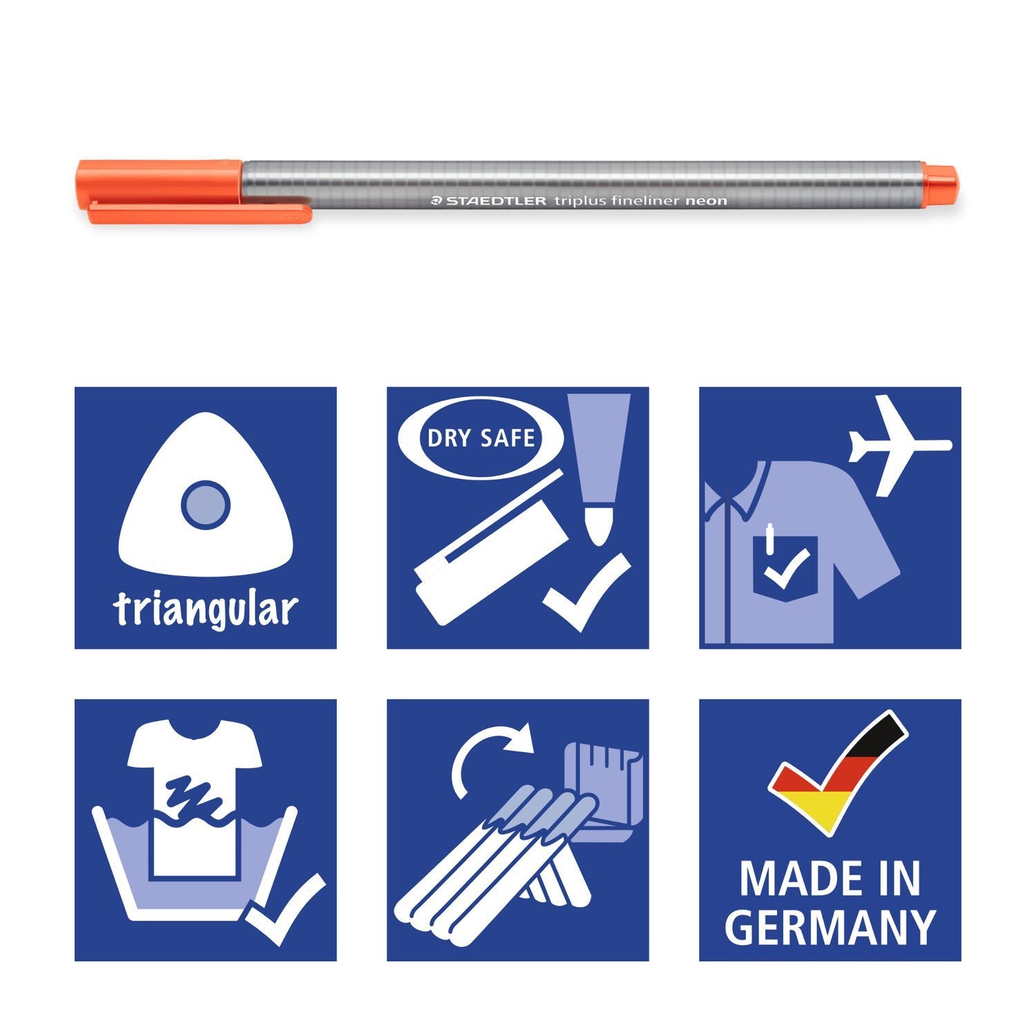 Staedtler Rotulador Triplus Fineliner 334 Surtidos Neon -Estuche 6u-