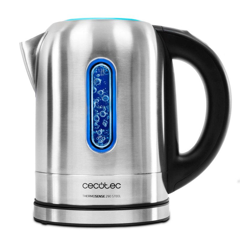 Hervidor De Agua Cecotec Thermosense 290 Steel 2200w Capacidad 1.7l