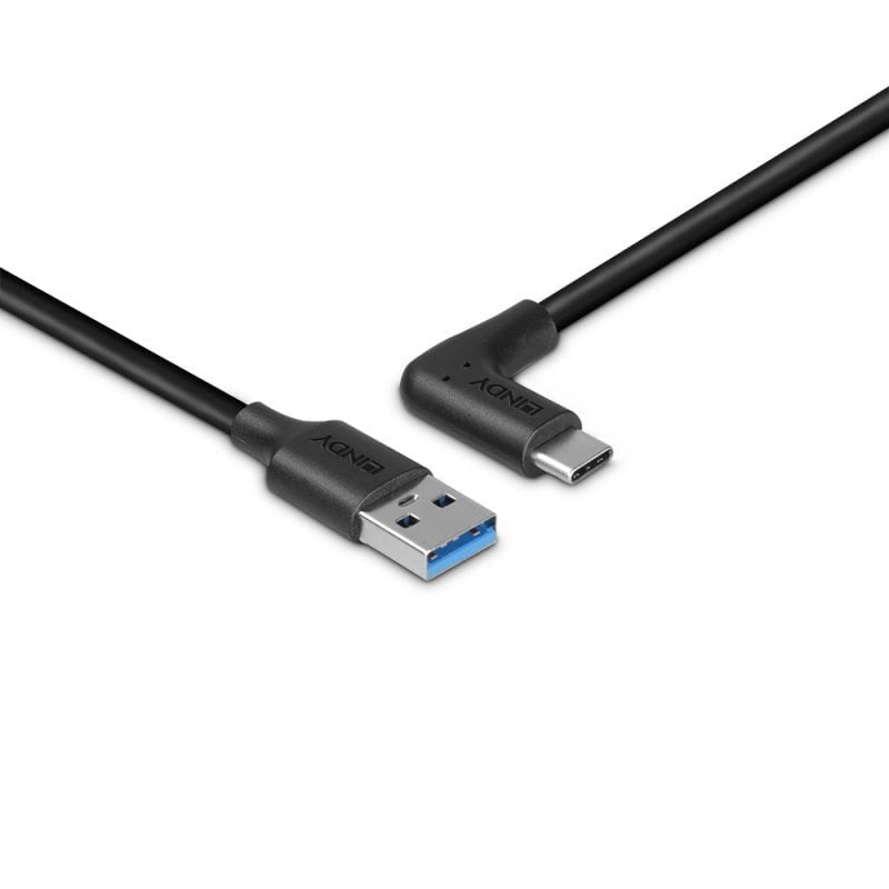 Cable Lindy 32012 Usb 3.2 Gen 2 (3.1 Gen 2) 0,5 M Usb A Usb C Negro