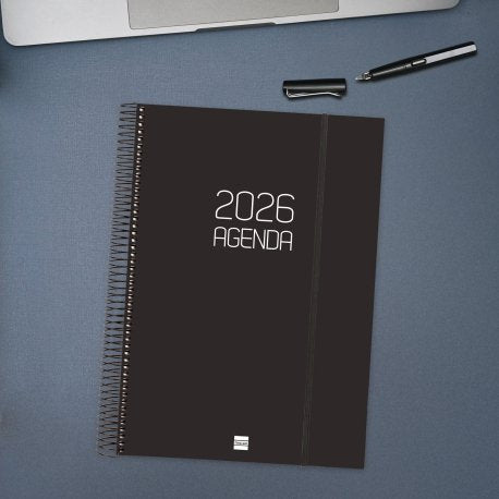 EAN 8422952408284 - Finocam 742926026 agenda Agenda diaria Negro imagen 2
