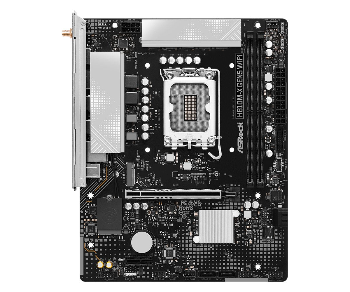 Asrock H810m-X Gen5 Wifi Ddr5 Intel S1851 90-Mxbu80-A0uayz Retail