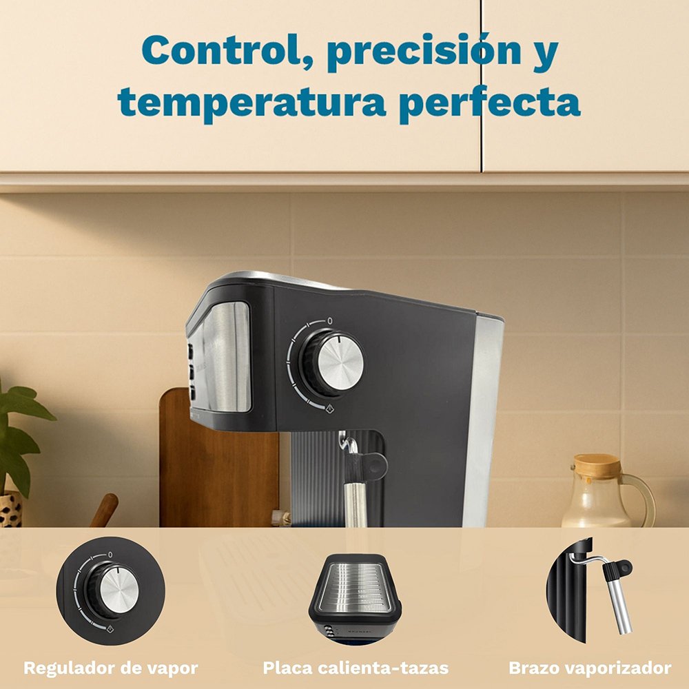 EAN 8426156018898 - Grunkel CAFPRESSO-20AROMA cafetera eléctrica Semi-automática Máquina espresso 1,8 L imagen 4