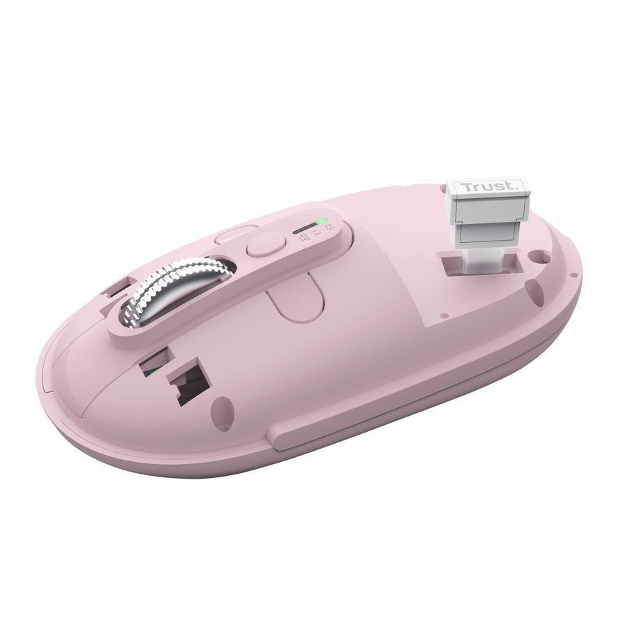 Raton Optico Wireless Fino Seron Rosa Trust Hasta Dpi 3200 / Inálambrico
