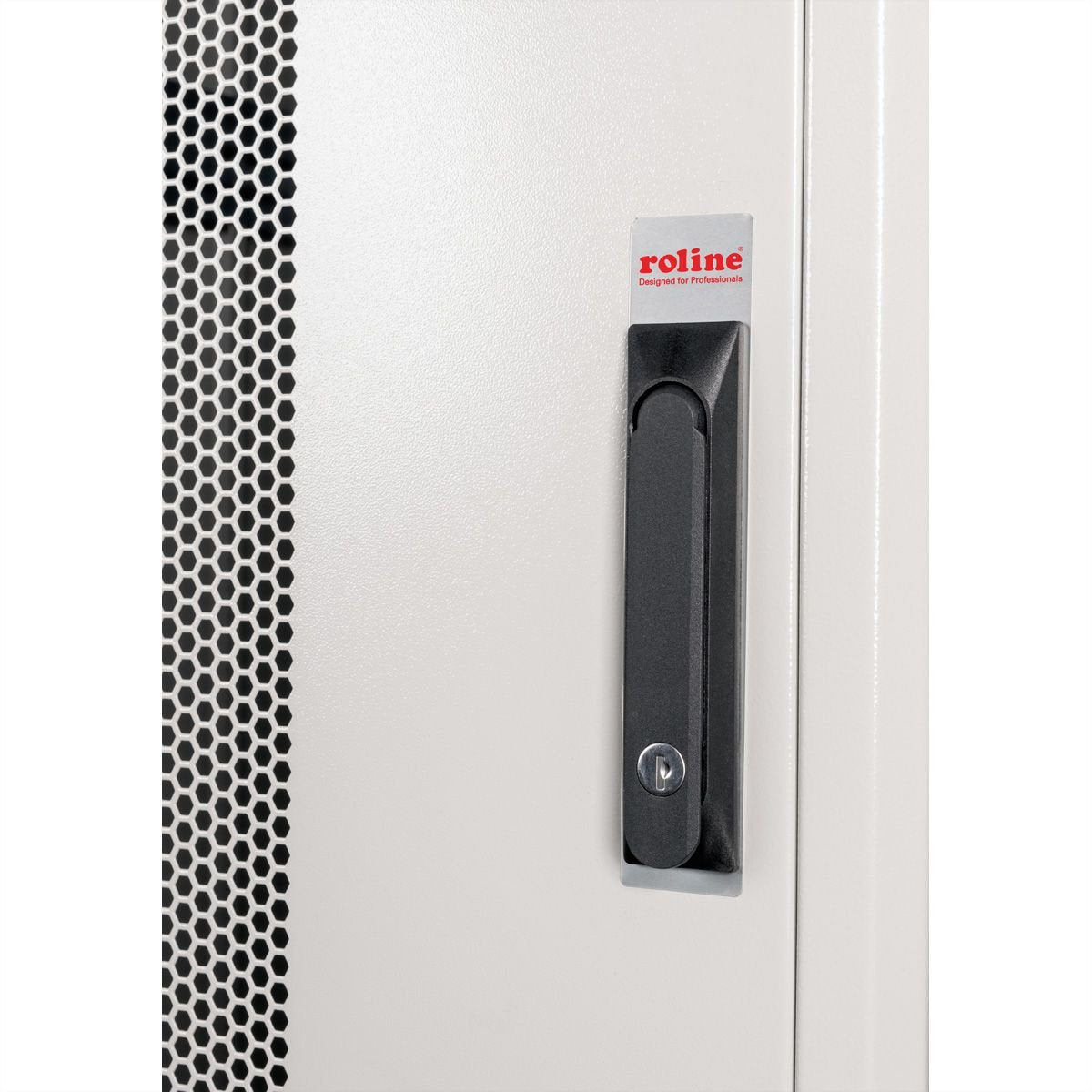 Roline 19-Zoll Serverschrank Basic 42 He, 800x1000 Bxt Perforiert Grau