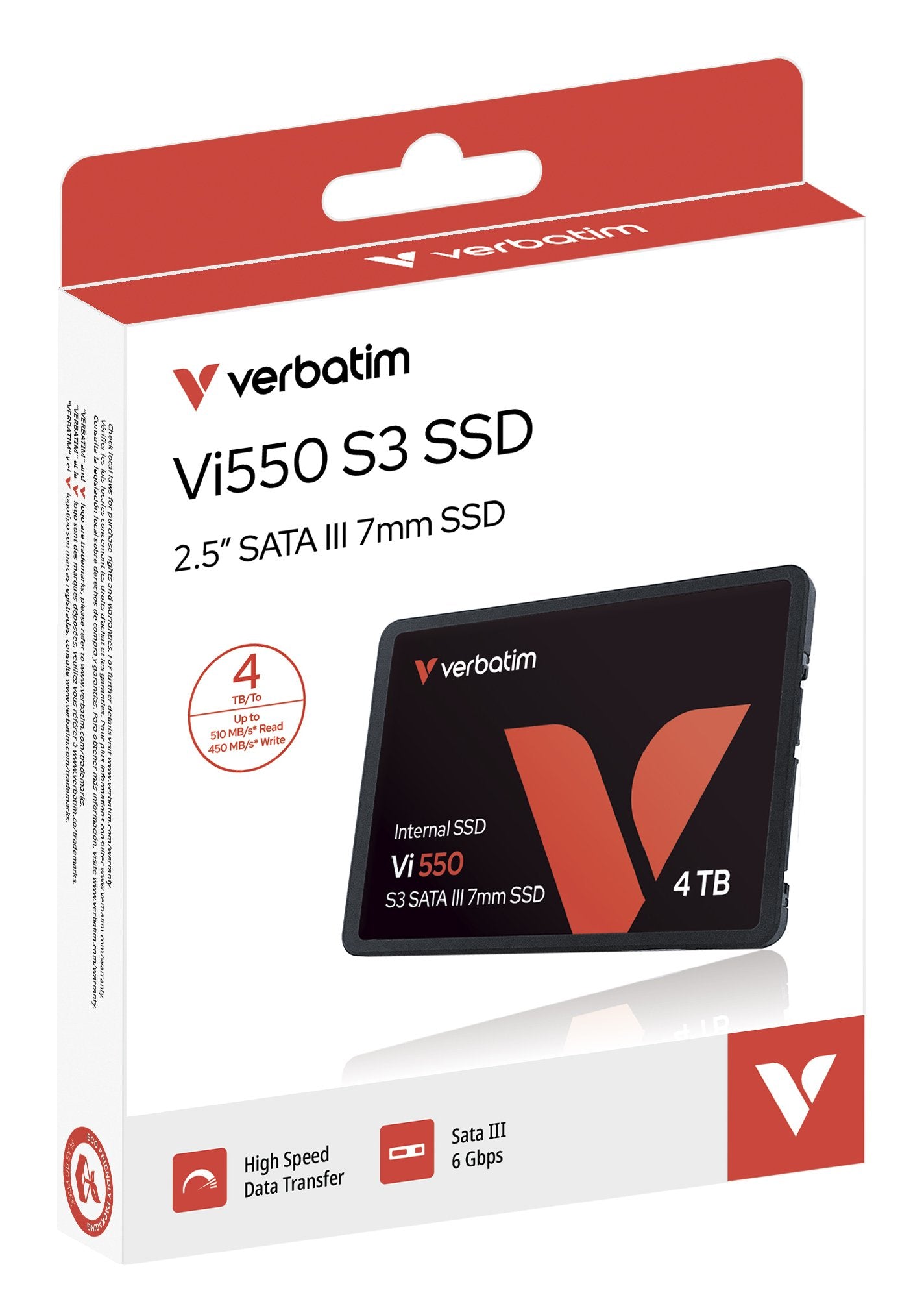 EAN 0023942493556 - Verbatim Vi550 S3 4 TB 2.5" Serial ATA III 3D NAND imagen 1